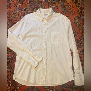 Faherty XL Casual Oxford in White